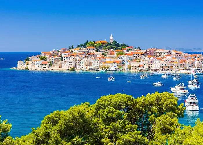 Beachfront Primosten-sibenik Riviera 36073 * 普利莫顿